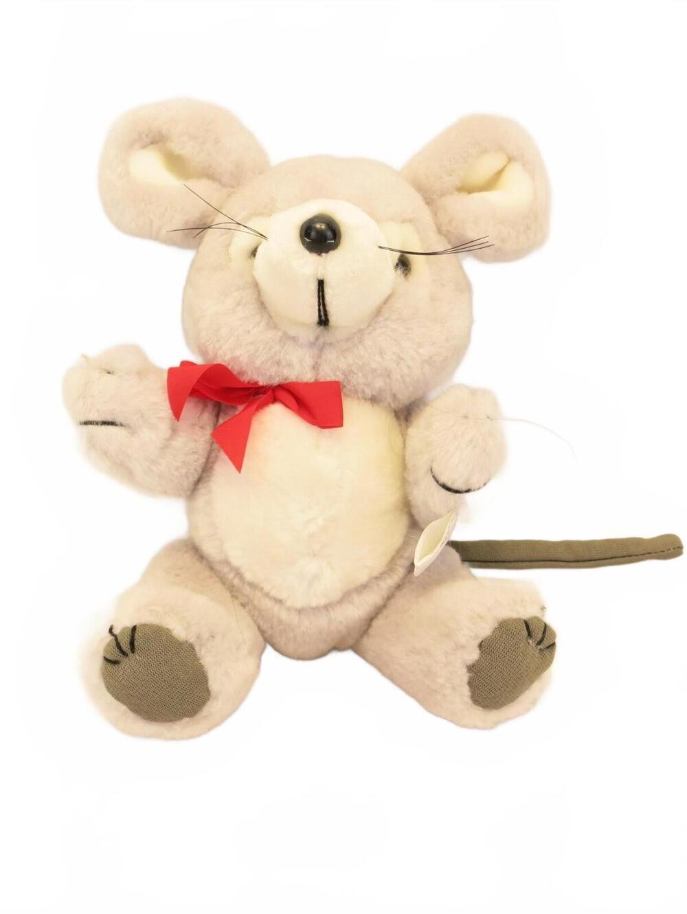 Wang' International Vintage Plush Mouse Stuffed Animal Posable